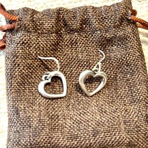 Silver Heart Earrings